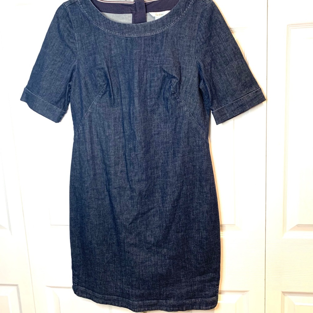 Boden Denim Zip Back Dress